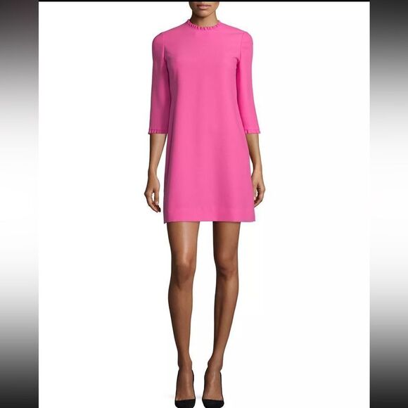 Kate Spade Nightrose Pink Dizzy Shift Dress, Size 4 - Picture 1 of 13